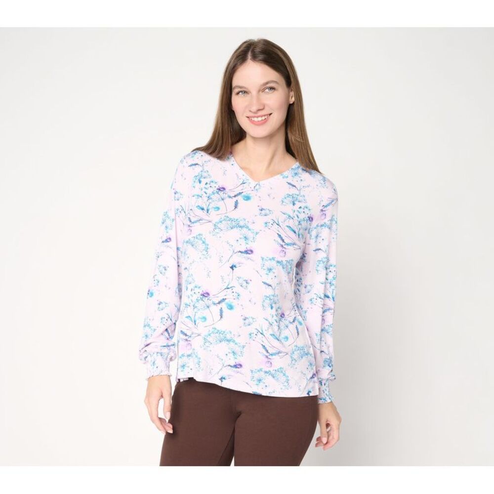 Belle by Kim Gravel Women's Top Sz M Make Your Selection: Rayon Purple